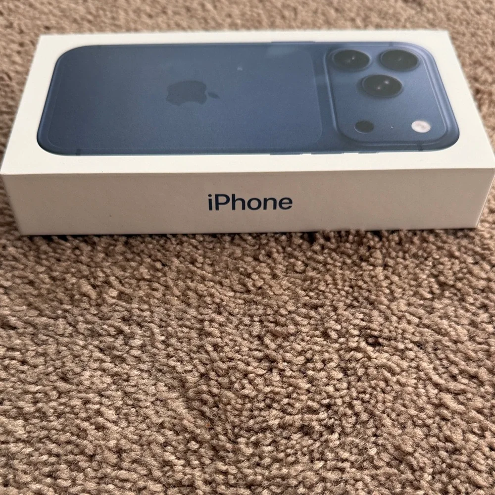 Apple iPhone Smartphone Box - Midnight Blue Empty Box
